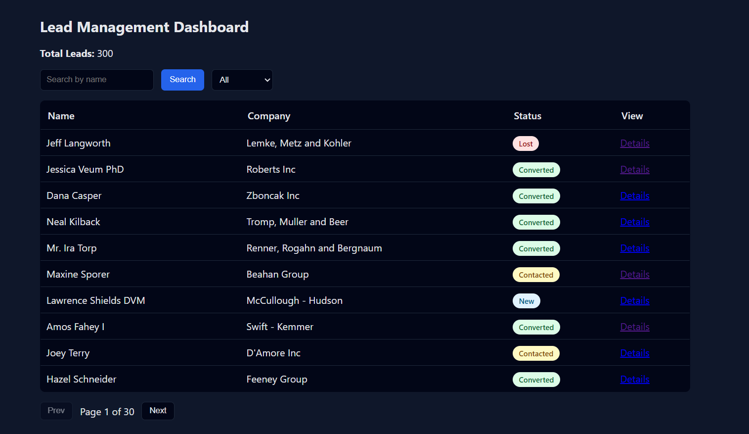 Lead Management Platform